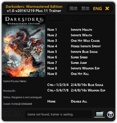 darksiders warmastered edition trainer|Darksiders: Warmastered Edition (+19) {mul0} .